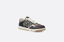 Load image into Gallery viewer, B27 Low-Top Sneaker • Deep Blue and Plum Smooth Calfskin with Beige and Black Dior Oblique Jacquard

