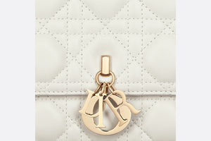 Miss Dior Top Handle Bag • Latte Cannage Lambskin