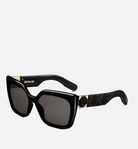 DiorPacific S2U Black Rectangular Sunglasses | DIOR