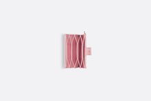 Load image into Gallery viewer, Lady Dior 5-Gusset Card Holder • Melocoton Pink Patent Cannage Calfskin
