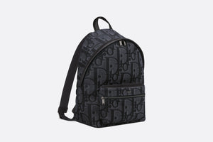 Rider Backpack • Black Maxi Dior Oblique Jacquard
