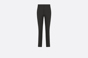Fitted Pants • Black Stretch Cotton Gabardine