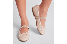 Load image into Gallery viewer, Kid&#39;s Ballet Flat • Pale Pink Calfskin
