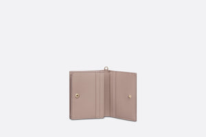 Lady Dior Mini Wallet • Warm Taupe Cannage Lambskin