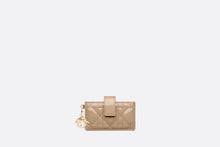 Load image into Gallery viewer, Lady Dior 5-Gusset Card Holder • Biscuit Patent Cannage Calfskin
