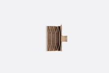 Load image into Gallery viewer, Lady Dior 5-Gusset Card Holder • Biscuit Patent Cannage Calfskin
