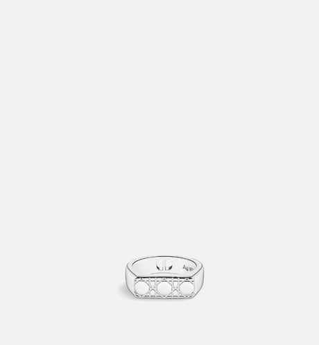 Dior Icons Cannage Ring • Silver