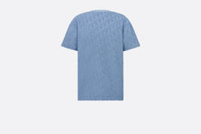 Load image into Gallery viewer, Dior Oblique Relaxed-Fit T-Shirt • Blue Cotton Jacquard
