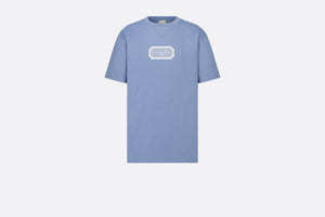 Christian Dior Couture Relaxed-Fit T-Shirt • Blue Organic Cotton Jersey