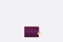 Load image into Gallery viewer, Lady Dior Five-Slot Card Holder • Mulberry Cannage Lambskin
