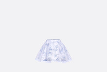 Load image into Gallery viewer, Kid&#39;s Short Flared Skirt • Ivory Technical Fabric with Blue Toile de Jouy Paris Print and Ivory Tulle

