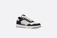Load image into Gallery viewer, B27 Low-Top Sneaker • White Smooth Calfskin, Black Denim and White Dior Oblique Galaxy Leather
