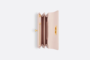 Miss Caro Mini Bag • Powder Pink Macrocannage Lambskin
