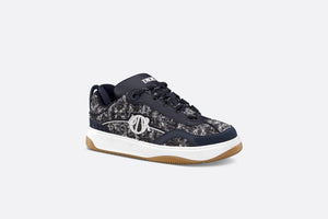 B9S Skater Sneaker – LIMITED AND NUMBERED EDITION • Navy Blue Cannage Cotton Tweed