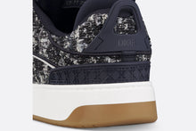Load image into Gallery viewer, B9S Skater Sneaker – LIMITED AND NUMBERED EDITION • Navy Blue Cannage Cotton Tweed

