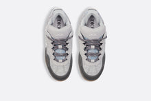 Load image into Gallery viewer, B9S Skater Sneaker – LIMITED AND NUMBERED EDITION • Gray, Deep Gray and Blue Cannage Cotton Tweed
