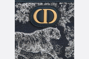 30 Montaigne Dahlia Wallet • Blue Toile de Jouy Reverse Jacquard