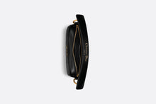 Load image into Gallery viewer, Small Dior Caro Top Handle Camera Bag • Black Macrocannage Calfskin
