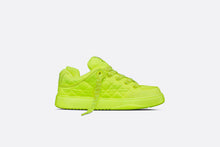 Load image into Gallery viewer, B9S Skater Sneaker, LIMITED AND NUMBERED EDITION • Fluorescent Yellow Cannage Kumo Satin
