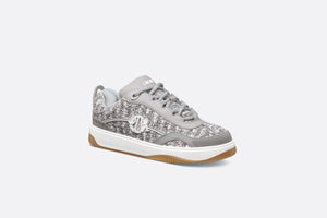 B9S Skater Sneaker – LIMITED AND NUMBERED EDITION • Silver-Tone Cannage Cotton Tweed
