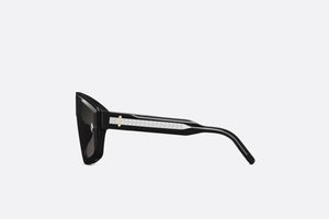 CD Diamond M1U • Black and Crystal Mask Sunglasses