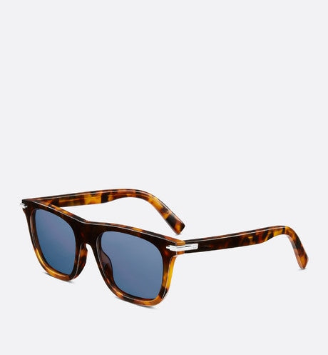 DiorBlackSuit S13I • Gradient Brown Tortoiseshell-Effect Square Sunglasses