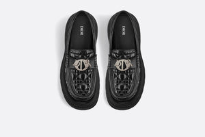 Dior Buffalo Loafer • Black Cannage Kumo Leather