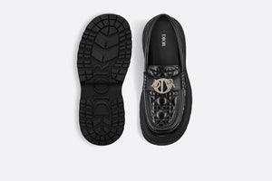 Dior Buffalo Loafer • Black Cannage Kumo Leather