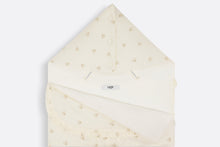 Load image into Gallery viewer, Sleeping Bag • Cream Voile and Cotton Jersey Embroidered with Gold-Tone CD Heart
