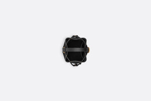 Small Dior Backpack • Black Supple Maxicannage Calfskin