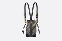 Load image into Gallery viewer, Small Dior Backpack • Blue Dior Oblique Jacquard

