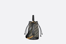 Load image into Gallery viewer, Small Dior Backpack • Blue Dior Oblique Jacquard
