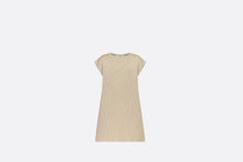 Load image into Gallery viewer, Kid&#39;s A-Line Dress • Metallic Gold-Tone Dior Oblique Knit-Blend Jacquard
