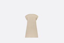 Load image into Gallery viewer, Kid&#39;s A-Line Dress • Metallic Gold-Tone Dior Oblique Knit-Blend Jacquard
