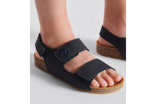 Load image into Gallery viewer, Kid&#39;s Sandal • Blue Suede

