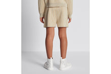 Load image into Gallery viewer, Kid&#39;s Shorts • Metallic Gold-Tone Dior Oblique Knit-Blend Jacquard
