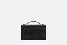 Load image into Gallery viewer, My Dior Top Handle Bag • Black Cannage Embroidered Cotton with Micropearls
