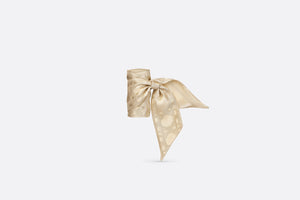 Dior Or Macrocannage Mitzah Scarf • Gold-Tone Silk and Metallic Thread