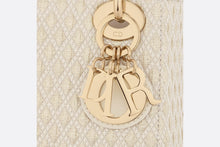 Load image into Gallery viewer, Mini Dior Or Lady Dior Bag • Gold-Tone Diamond Jacquard with Metallic Thread
