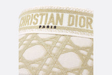 Load image into Gallery viewer, Dior Or D-Smash Macrocannage Visor • White and Gold-Tone Embroidery
