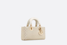 Load image into Gallery viewer, Small Dior Or Lady D-Joy Bag • Gold-Tone Diamond Jacquard with Metallic Thread

