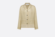Load image into Gallery viewer, Dior Or Macrocannage Shirt • Silk Twill with Gold-Tone Macrocannage Motif
