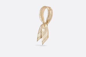 Dior Or Macrocannage 90 Square Scarf • Gold-Tone Silk and Metallic Thread