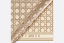 Load image into Gallery viewer, Dior Or Macrocannage 90 Square Scarf • Gold-Tone Silk and Metallic Thread

