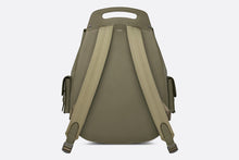Load image into Gallery viewer, Maxi Gallop Backpack • Khaki Grained Calfskin
