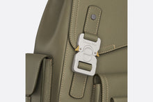 Load image into Gallery viewer, Maxi Gallop Backpack • Khaki Grained Calfskin
