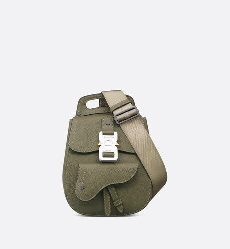 Mini Gallop Sling Bag • Khaki Grained Calfskin