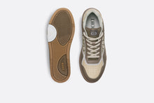 Load image into Gallery viewer, B27 Low-Top Sneaker • Khaki and Beige Smooth Calfskin with Khaki Dior Oblique Jacquard

