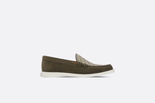Load image into Gallery viewer, Dior Granville Loafer • Khaki Suede and Dior Oblique Jacquard
