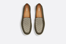 Load image into Gallery viewer, Dior Granville Loafer • Khaki Suede and Dior Oblique Jacquard
